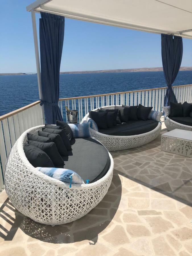 Villa Beline Direct Aan Zee, Verwarmd Zwembad En Sauna Tribanj-Kruscica Ngoại thất bức ảnh